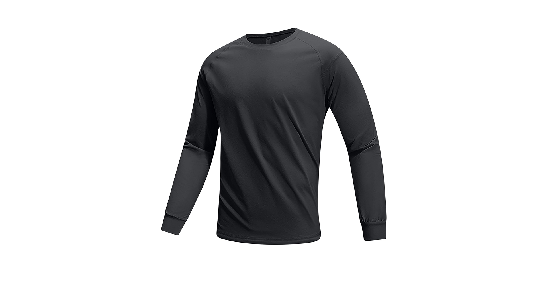 Men Quick Dry Sports Shirt Long Sleeve T-Shirt Lightweight